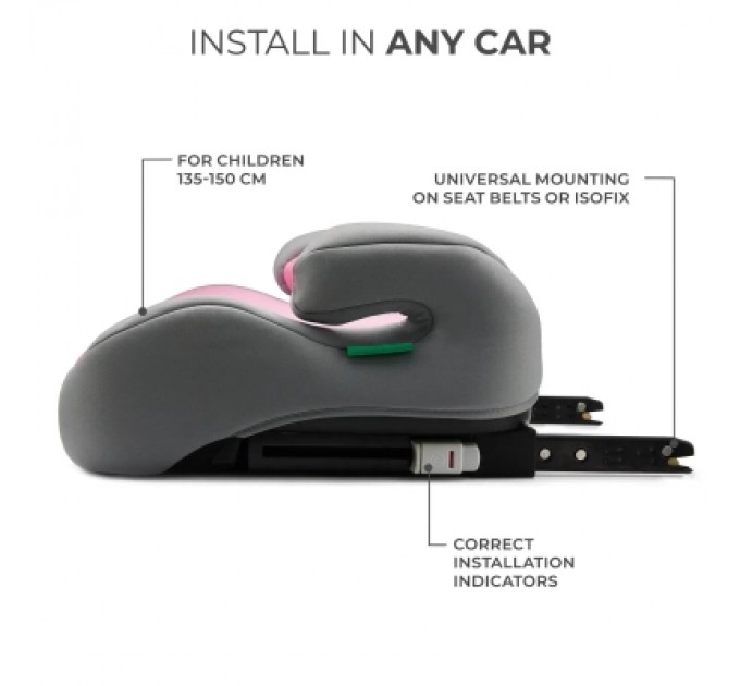 Kinderkraft Автокрісло Kinderkraft i-Boost бустер Pink (KCIBOO00PNK0000) (5902533924837)