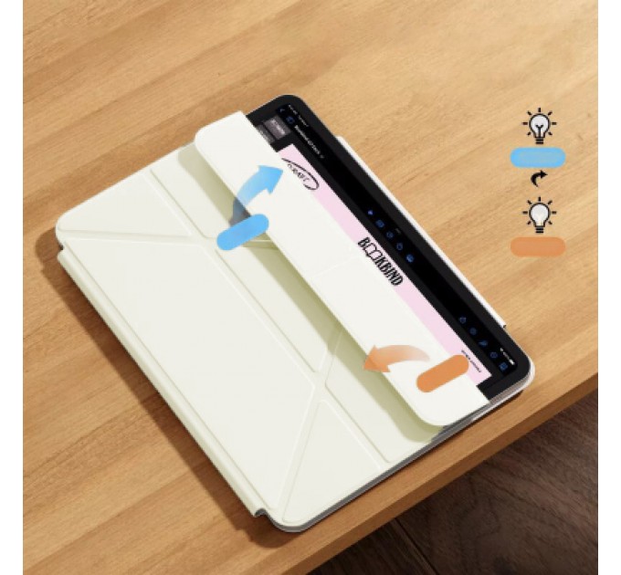 BeCover Чохол до планшета BeCover Ultra Slim Origami Magnetic Apple iPad Mini 7 2024 Beige (712948)