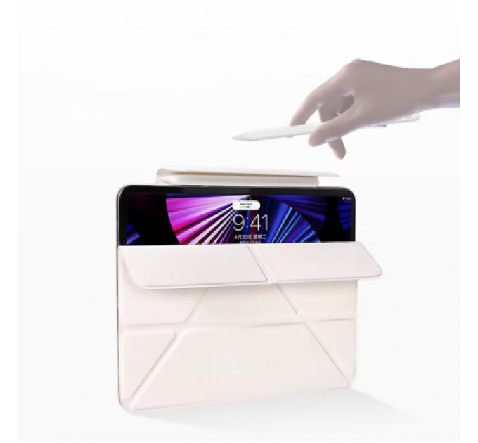 BeCover Чохол до планшета BeCover Ultra Slim Origami Magnetic Apple iPad Pro 11" M4 2024 Beige (712961)