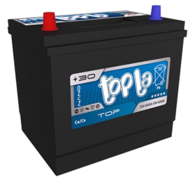 Topla Акумулятор автомобільний Topla 60 Ah/12V Top Energy Japan (118 960)