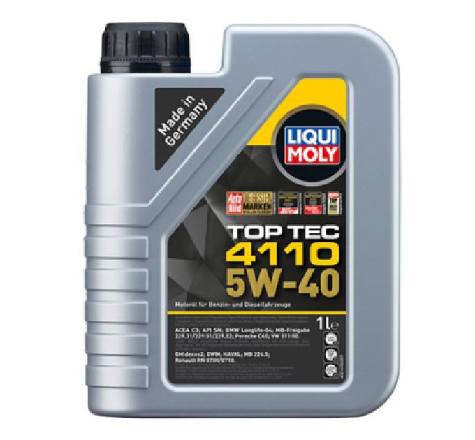 Liqui Moly Моторна олива Liqui Moly Top Tec 4110 SAE 5W-40 1л. (21478)