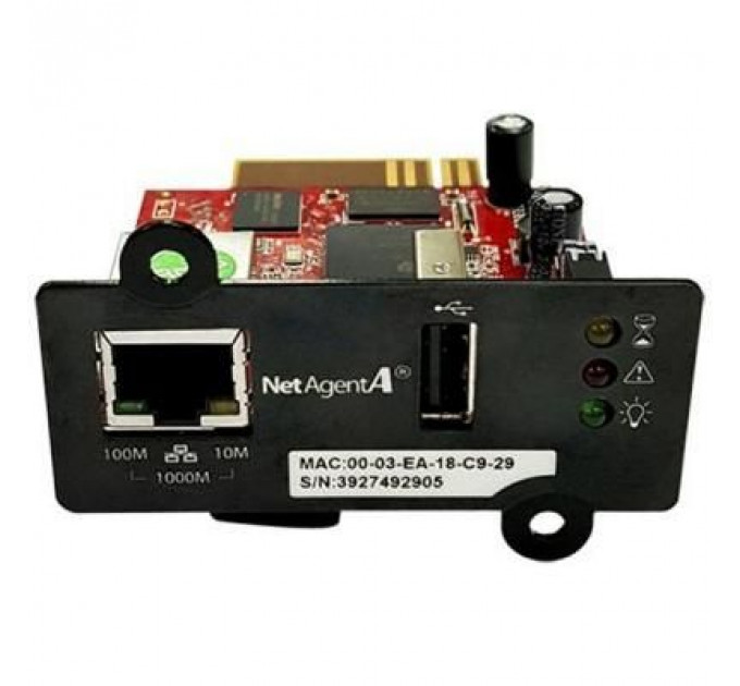 Мережева карта Powercom SNMP-адаптер NetAgent (DA807) 1-port (DA807)