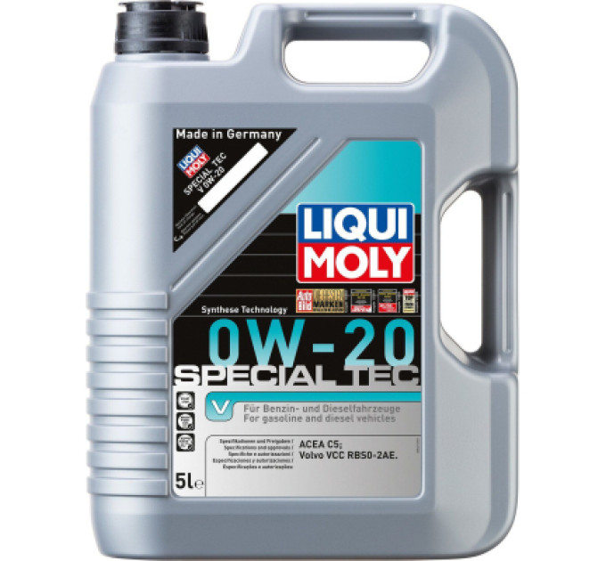 Liqui Moly Моторна олива Liqui Moly Special Tec V 0W-20  5л. (20632)