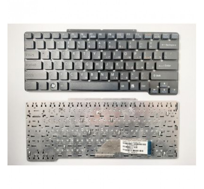 Клавіатура ноутбука Sony VGN-SR series черная без рамки UA (A43212)