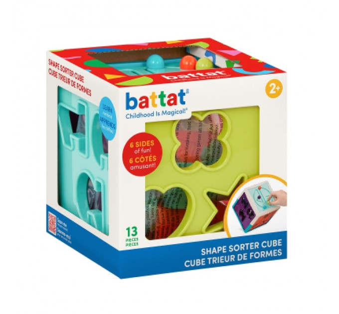 Battat Розвиваюча іграшка Battat сортер - Розумний куб (BT4577Z)