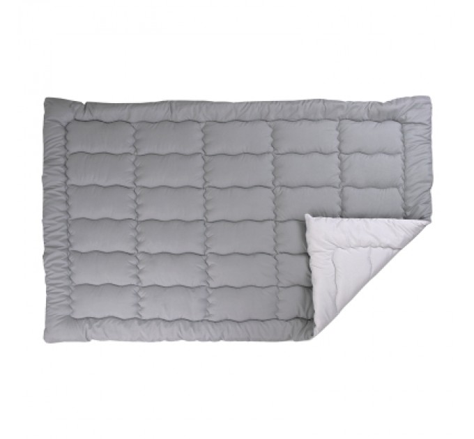 Руно Ковдра Руно зимова силіконова Grey White 200 х 220 (322.52_Grey White)