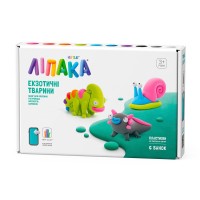 Набір для творчості Lipaka пластилину, Хамелеон, Гастропода, Аксолотль (60049-UA01)