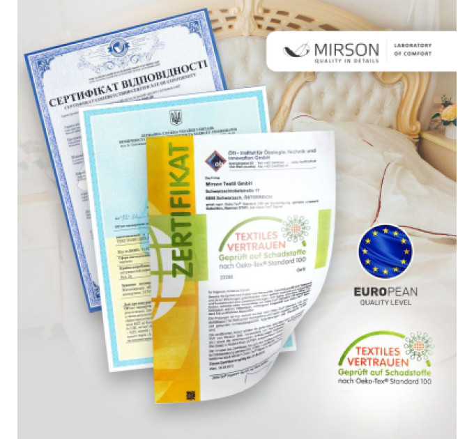MirSon Простирадло MirSon Сатин Premium 22-1197 Luanda 200х220 см (2200002308076)