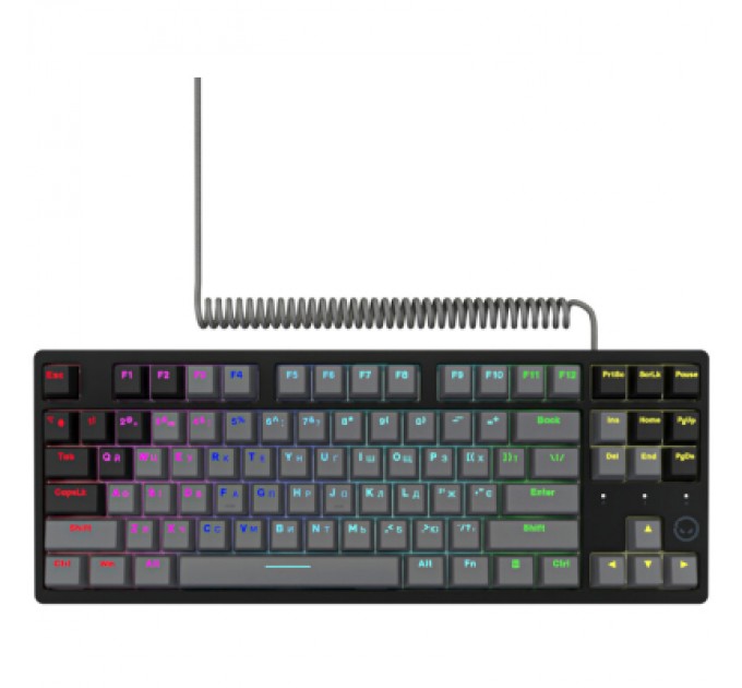 Lorgar Клавіатура Lorgar Azar 514TKL RGB Mechanical USB UA Black/Grey (LRG-GK514TKL-BK-UA)