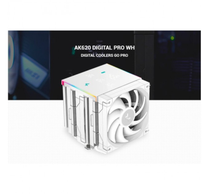 Deepcool Кулер до процесора Deepcool AK620 Digital Pro White (R-AK620-WHAPMN-G)