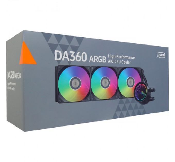 PcCooler Система рідинного охолодження PcCooler DA360 ARGB BK