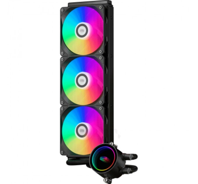 PcCooler Система рідинного охолодження PcCooler DA360 ARGB BK