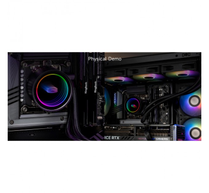 PcCooler Система рідинного охолодження PcCooler DA360 ARGB BK