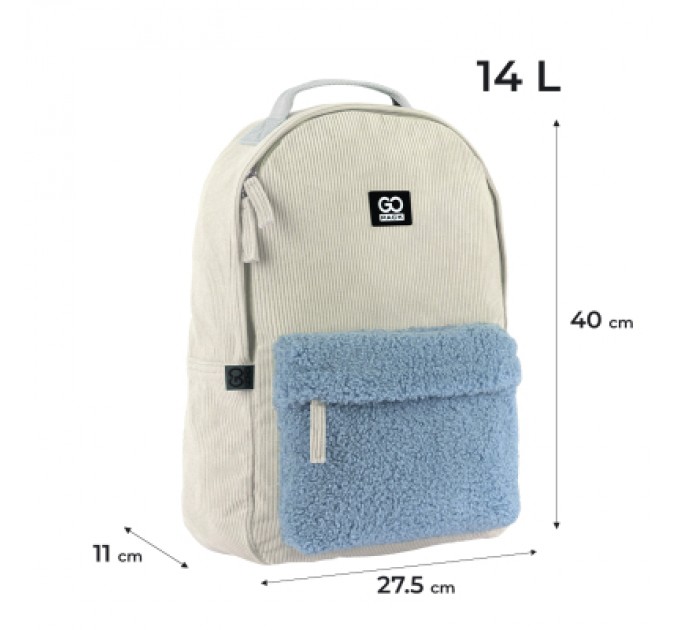 GoPack Рюкзак шкільний GoPack Education Teens 147 бежевий (GO25-147M-1)