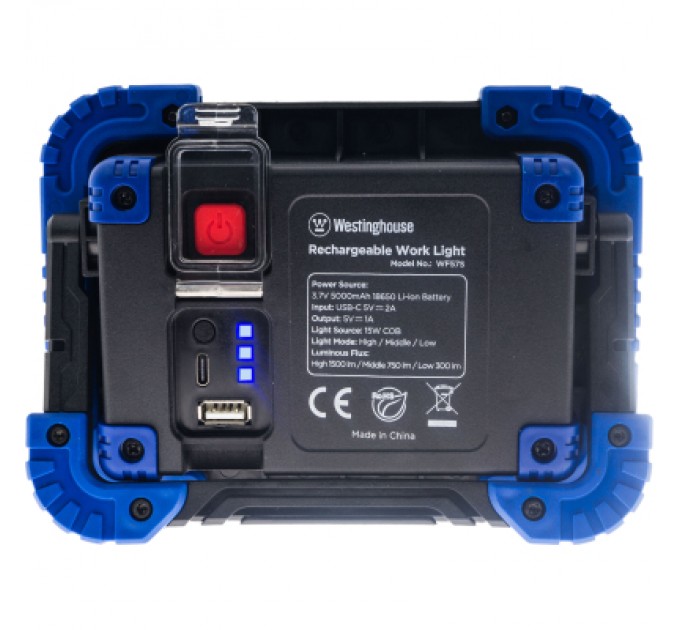 Westinghouse Ліхтар Westinghouse 15W COB LED WF57S 5000 mAh (WF57S-CB)