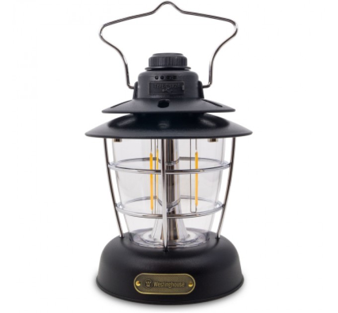 Westinghouse Ліхтар Westinghouse RETRO 6W LED Filament WF241 Type-C з функцією Power Bank Чорний (WF241-CB(Black))