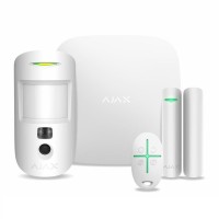 Комплект охоронної сигналізації Ajax StarterKit Cam HDR white