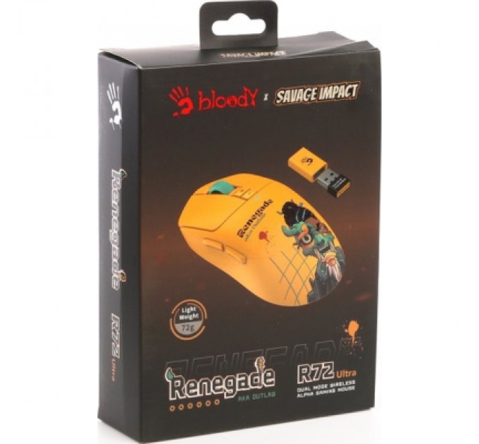 A4Tech Мишка A4Tech Bloody R72 Ultra Wireless Renegade Sunset (4711421001267)