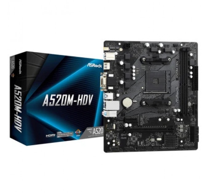 ASRock Материнська плата ASRock A520M-HDV