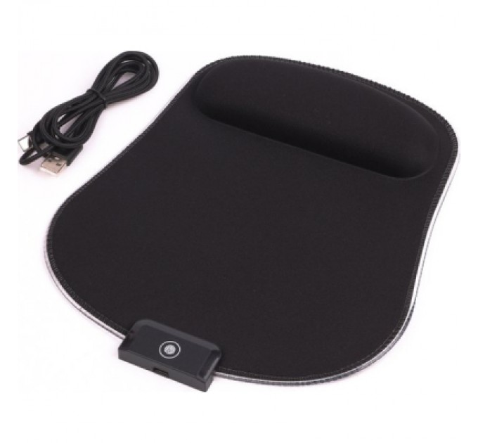 Maxxter Килимок для мишки Maxxter MMP-LEDPAD-BK RGB Black (MMP-LEDPAD-BK)