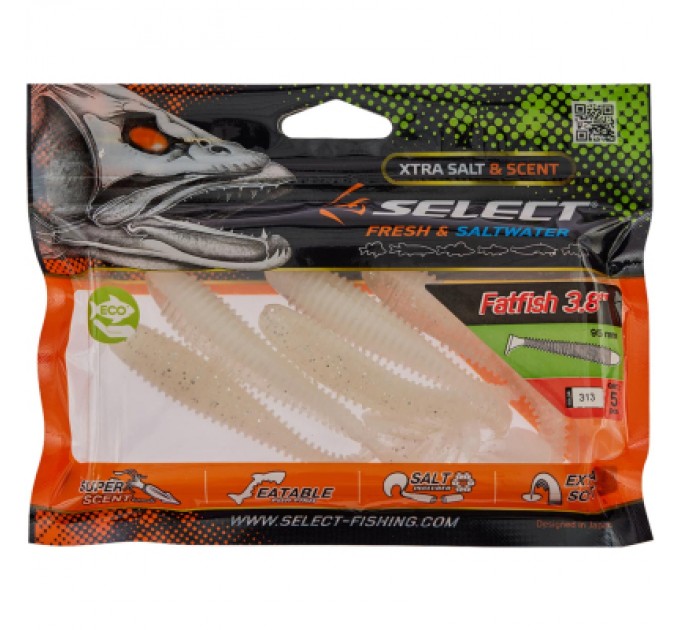 Select Силікон рибальський Select FatFish 3.8" 313 (5 шт/уп) (1870.72.11)