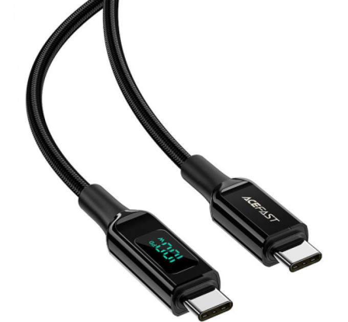 Acefast Дата кабель USB-C to USB-C 2.0m 100W with display C6-03 Acefast (6974316281054)