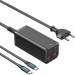 Vention Зарядний пристрій Vention 4xUSB 100W (2xUSB-C+2xUSB-A) PD3.0/QC 3.0/GaN Black (FBSBG-EU)