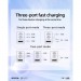 Acefast Зарядний пристрій Acefast 3xUSB 65W (2xUSB-C+USB-A) Gan A45 Fast Charger Mountain mist (6974316282099)