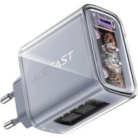 Зарядний пристрій Acefast 3xUSB 65W (2xUSB-C+USB-A) Gan A45 Fast Charger Mountain mist (6974316282099)