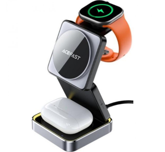 Acefast Зарядний пристрій Acefast Wireless QI 3in1 15W E20 (6974316283478)