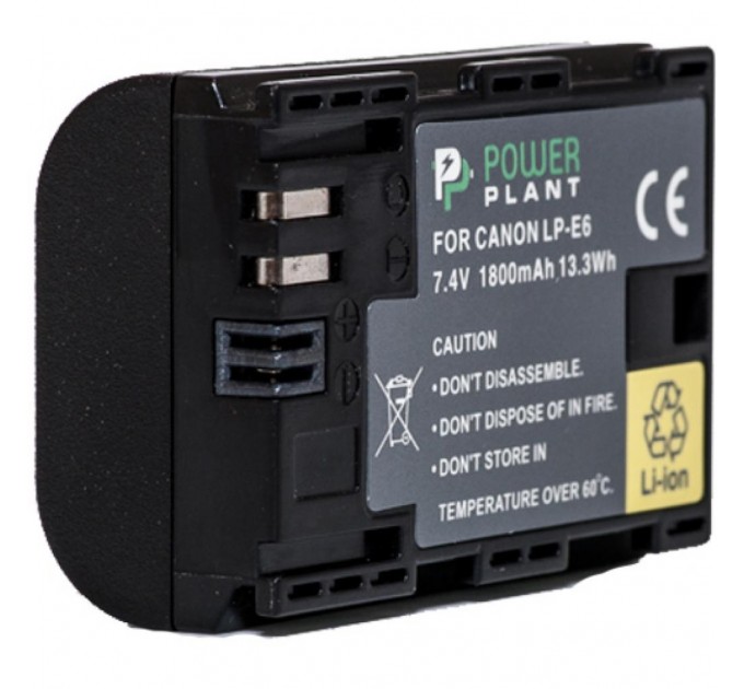 PowerPlant Акумулятор до фото/відео PowerPlant Canon LP-E6 Chip (DV00DV1243)