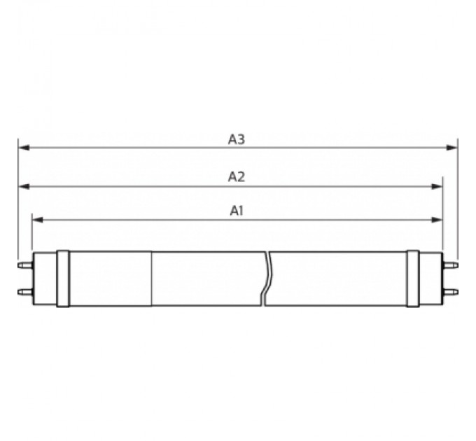 Philips Лампочка Philips Ledtube DE 600mm 9W 740 T8 G13 RCA 929003147237 (929002375137)