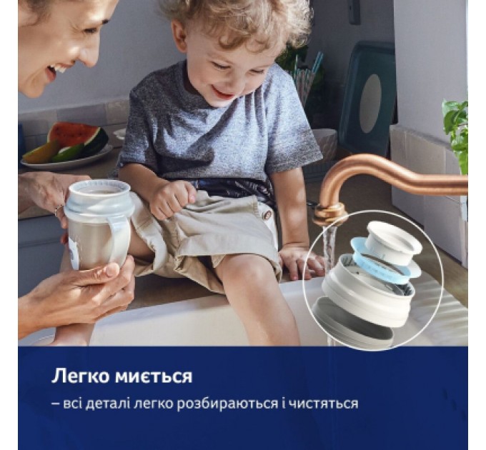 Lovi Поїльник-непроливайка Lovi 360 250 мл Night&Day Rabbit (1/610)