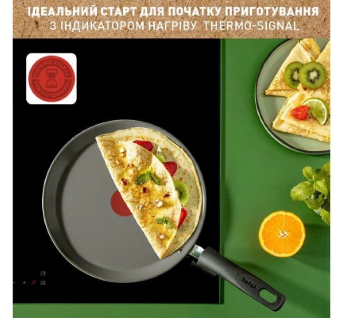 Tefal Сковорода Tefal Renewal для млинців 25см чорна (C4283873)