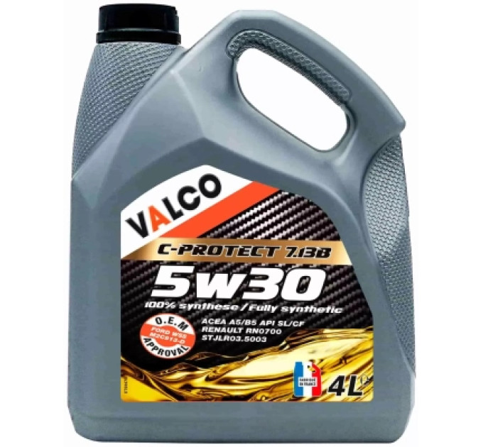 VALCO Моторна олива VALCO C-Protect 7.13B 5W-30 4 л (1248893)