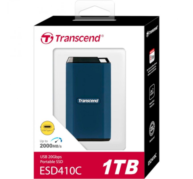Transcend Накопичувач SSD USB Type-C 1TB ESD410C Transcend (TS1TESD410C)