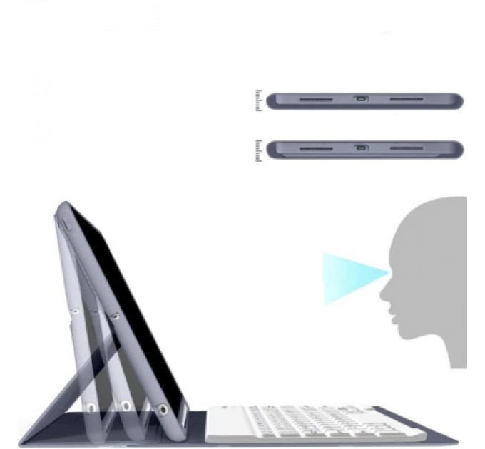 BeCover Чохол до планшета BeCover with keyboard Apple iPad Pro 11" M4 2024 Purple (713002)