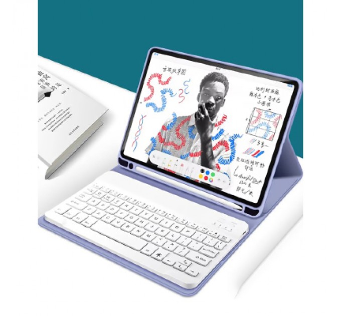 BeCover Чохол до планшета BeCover with keyboard Apple iPad Pro 11" M4 2024 Purple (713002)