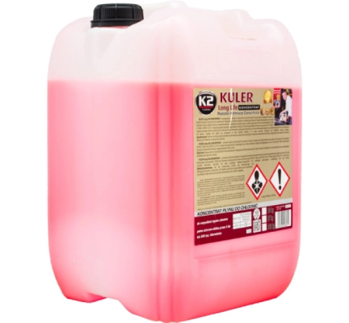 K2 Антифриз K2 Kuler Long Life G12 червона концентрат 23 кг (W416C)