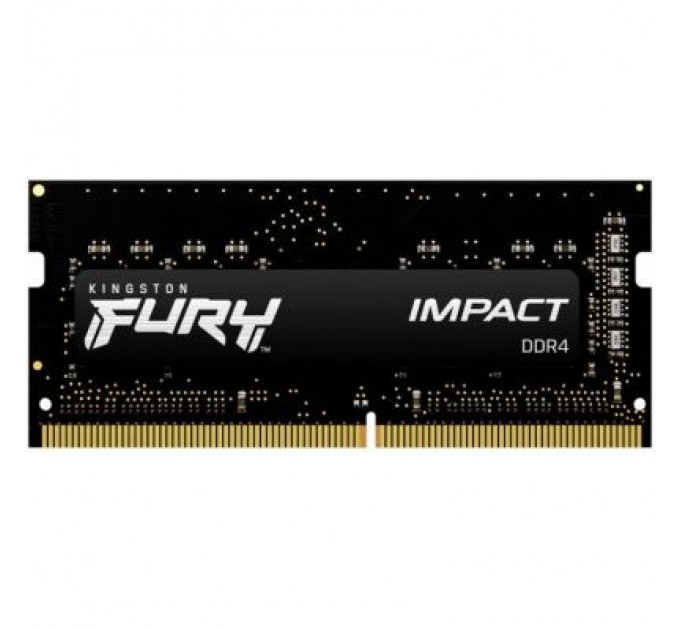 Kingston Fury (ex.HyperX) Модуль пам'яті для ноутбука SoDIMM DDR4 16GB 2666 MHz FURY Impact Kingston Fury (ex.HyperX) (KF426S16IB/16)