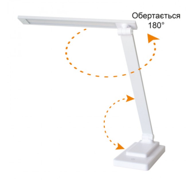 Євросвітло Настільна лампа Євросвітло LED акумуляторна Ridy-10-2-PWR 10 Вт біла