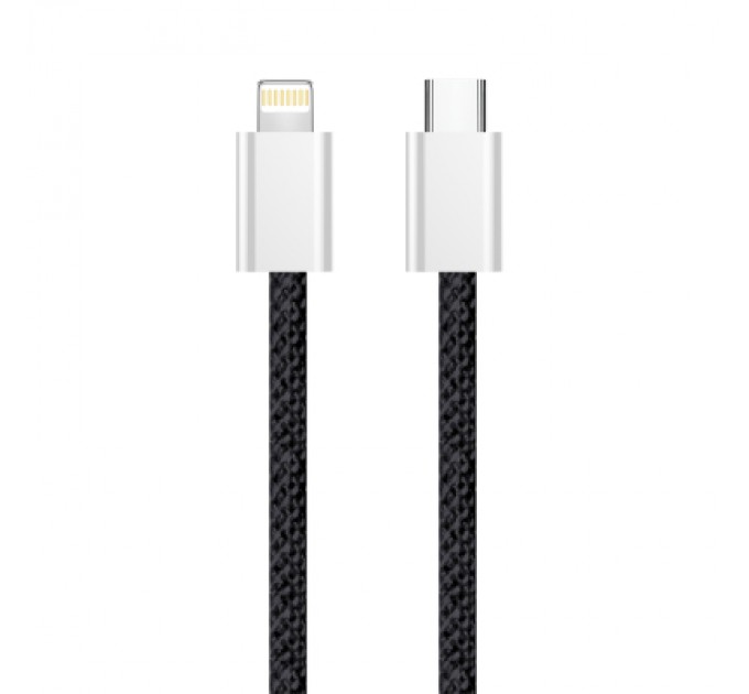 ColorWay Дата кабель USB-C to Lightning 2.0m (PDF Fast Charging 27W) black ColorWay (CW-CBPDCL068-BK)