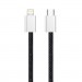 ColorWay Дата кабель USB-C to Lightning 2.0m (PDF Fast Charging 27W) black ColorWay (CW-CBPDCL068-BK)