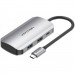 Vention Концентратор Vention USB3.1 Type-C --> USB 3.0x4/PD 100W Hub 5-in-1 (TNBHB)