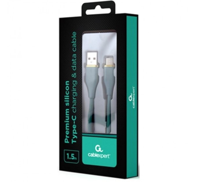 Cablexpert Дата кабель USB 2.0 AM to Type-C 1.5m 2.1A Cablexpert (CC-USB2S-AMCM-1.5M-G)