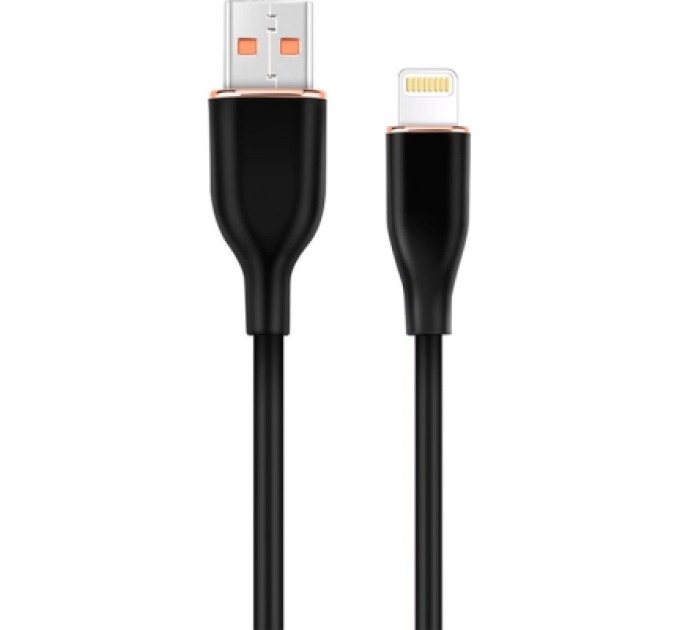 Cablexpert Дата кабель USB 2.0 AM to Lightning 1.5m 2.1A Cablexpert (CC-USB2S-AM8PM-1.5M-BK)