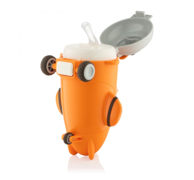 Ardesto Пляшка для води Ardesto Plane 550мл помаранчевий (AR2255RO)