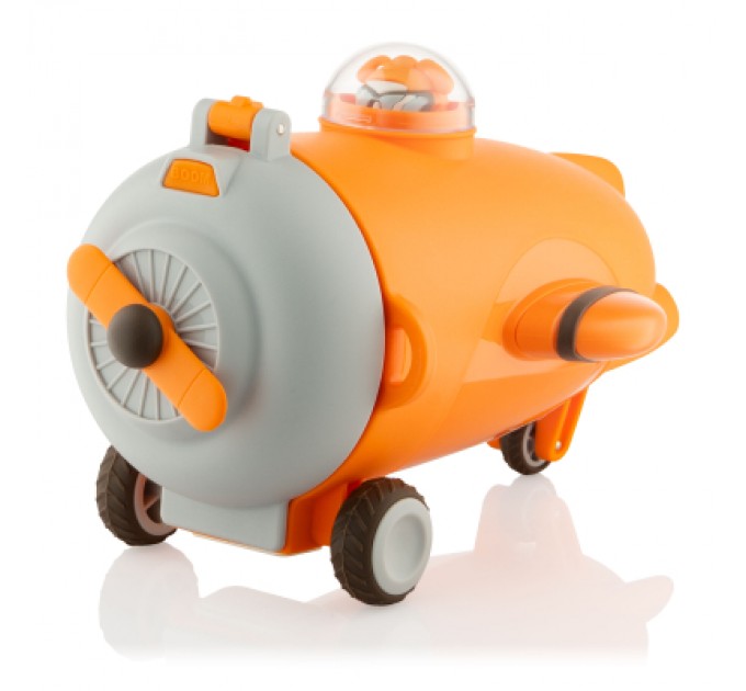 Ardesto Пляшка для води Ardesto Plane 550мл помаранчевий (AR2255RO)