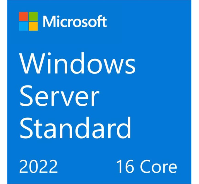 Microsoft ПЗ для сервера Microsoft Windows Server Standard 2022 64Bit English OEM DVD 16 Core (P73-08328)