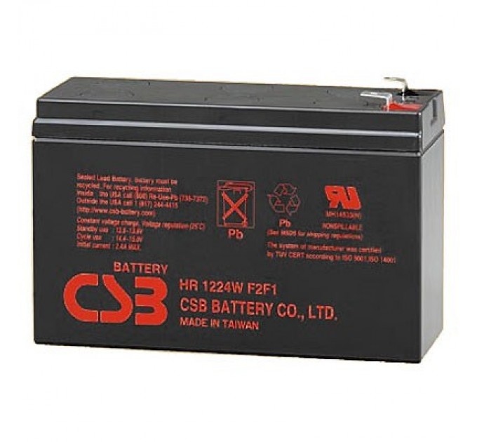 CSB Батарея до ДБЖ 12В 6.5Ач CSB (HR1224WF2F1)